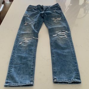 American Eagle “Ne(x)t Level Flex” Ripped Blue Jeans Mens Size 26 x 30
